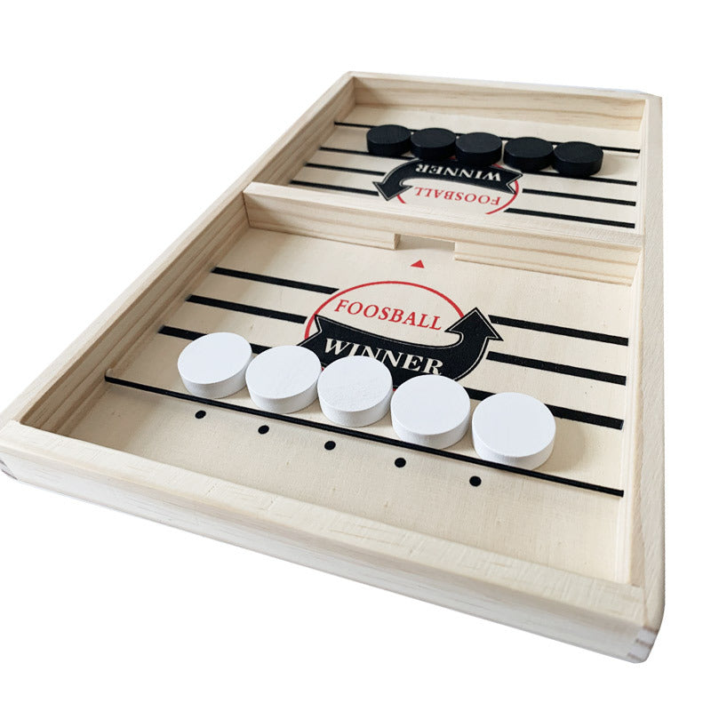 Foosball Winner Board Game | Bounce Chess | Eject Chess | Parent-Child Interactive Chess for Ages 4+ | Fun, Fast Family Toy | No Reading Required | Tabletop Card Game