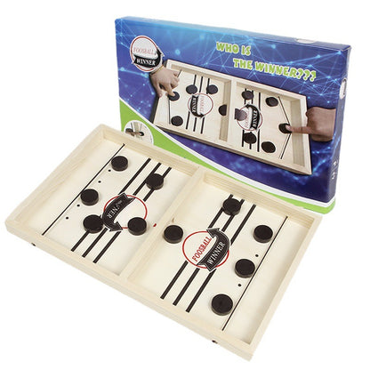 Foosball Winner Board Game | Bounce Chess | Eject Chess | Parent-Child Interactive Chess for Ages 4+ | Fun, Fast Family Toy | No Reading Required | Tabletop Card Game